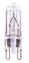 Satco Products Inc. S3544 - 35 Watt; Halogen; T4; Clear; 2000 Average rated hours; 400 Lumens; Double Loop base; 120 Volt;