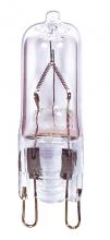 Satco Products Inc. S3547 - 100 Watt; Halogen; T4; Clear; 2000 Average rated hours; 1700 Lumens; Double Loop base; 120 Volt;
