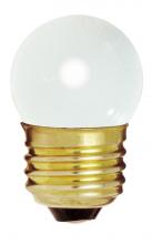 Satco Products Inc. S3795 - 7.5 Watt S11 Incandescent; Gloss White; 2500 Average rated hours; 20 Lumens; Medium base; 120 Volt;