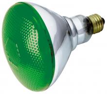Satco Products Inc. S5005 - 100 Watt BR38 Incandescent; Green; 2000 Average rated hours; Medium base; 230 Volt