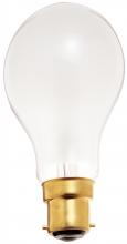 Satco Products Inc. S5040 - 40 Watt A19 Incandescent; Frost; 2500 Average rated hours; 330 Lumens; European Bayonet base; 220