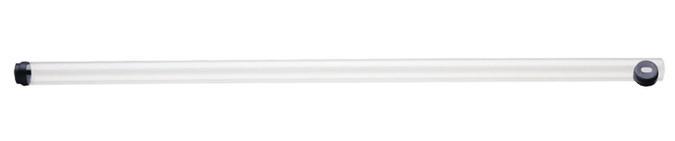 96 Inch T12 Linear Fluorescent Tube Guard, Clear