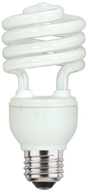 18W Mini-Twist CFL Cool White E26 (Medium) Base, 120 Volt, Box, 4-Pack