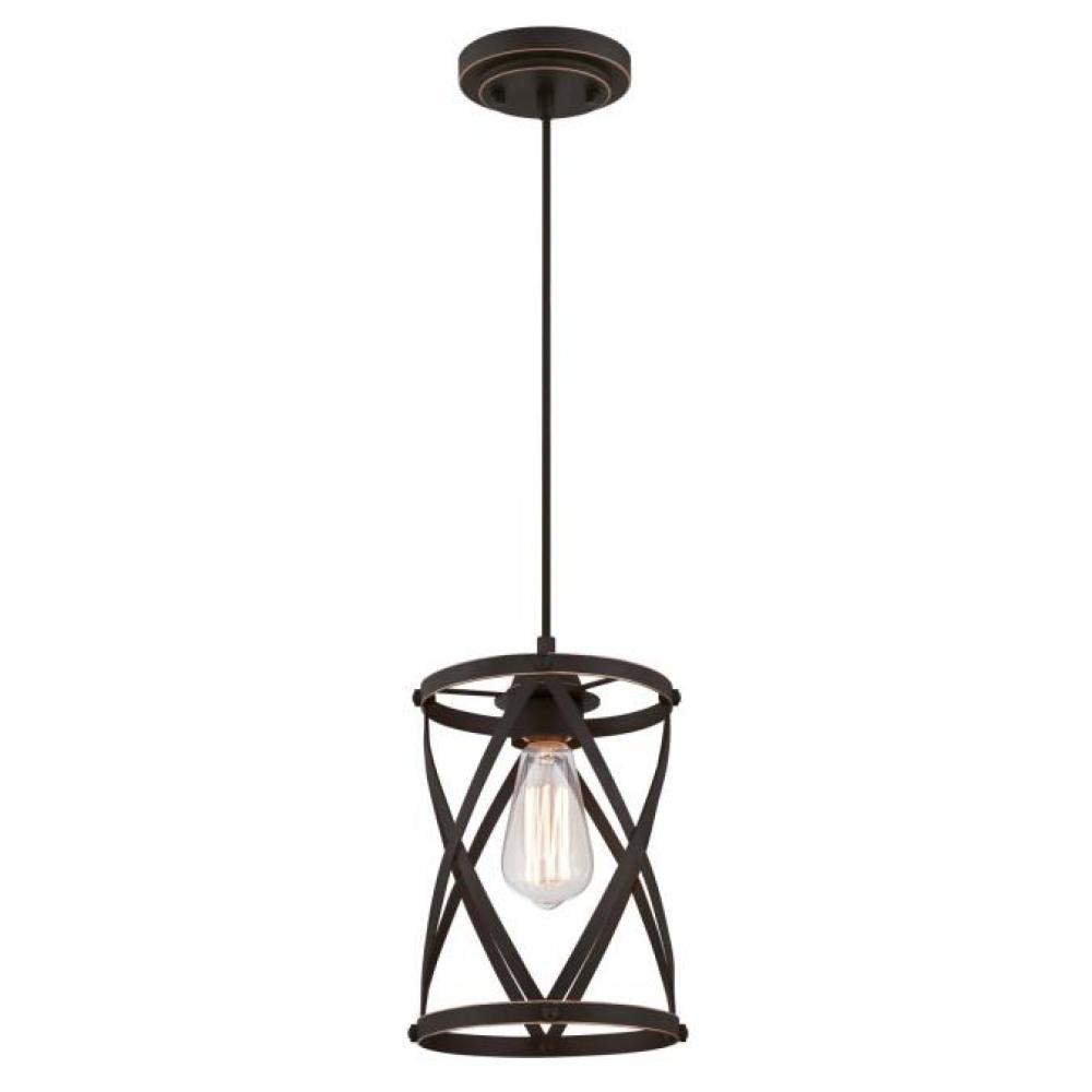 Mini Pendant Oil Rubbed Bronze Finish with Highlights