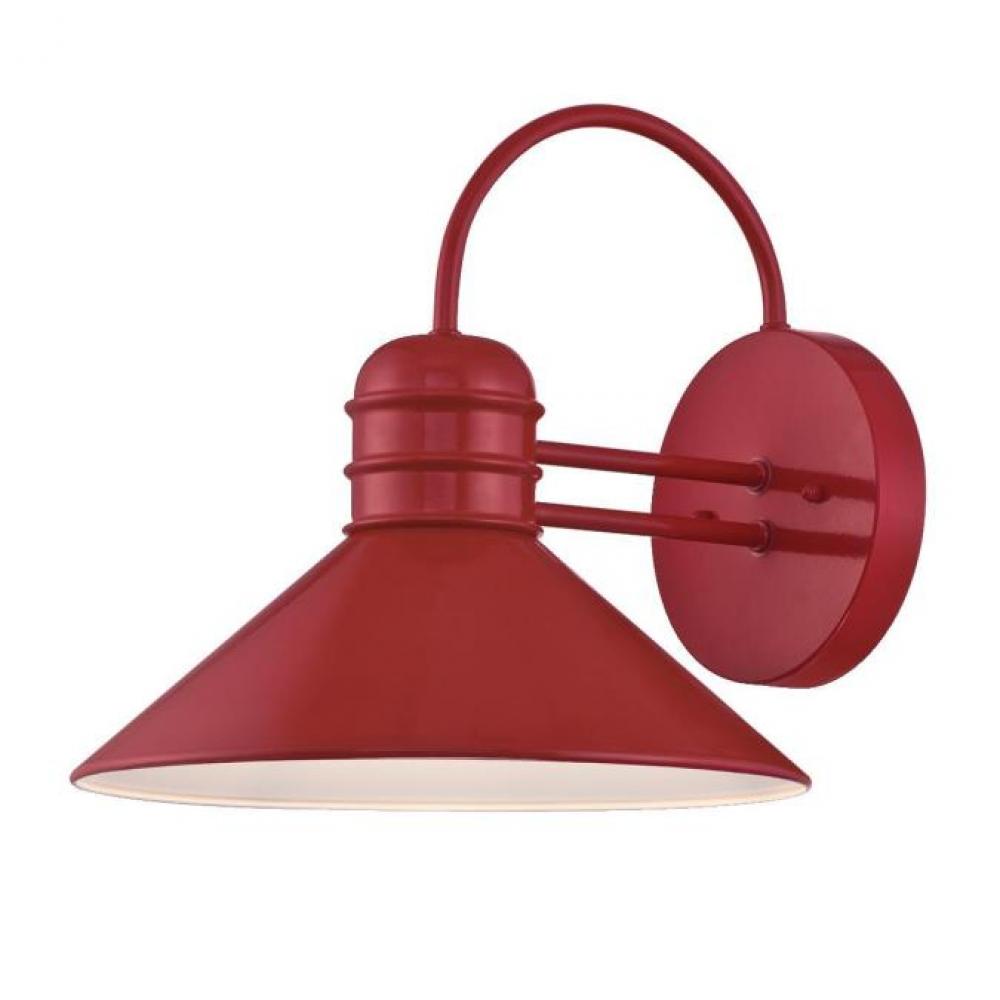 Wall Fixture Classic Red Finish