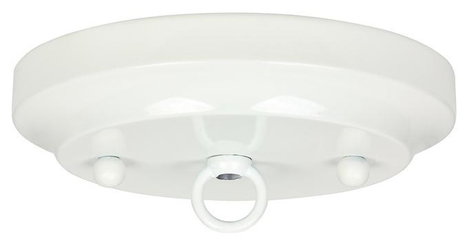 Classic Canopy Kit with Center Hole White Finish