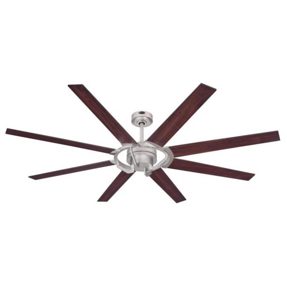 68 in. Nickel Luster Finish Reversible Blades (Mahogany/Wengue)