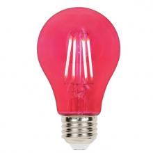 Westinghouse 5129000 - 4.5W A19 Filament LED Dimmable Pink E26 (Medium) Base, 120 Volt, Box