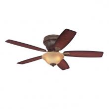 Westinghouse 7230600 - 52 in. Classic Bronze Finish Reversible Blades (Applewood with Shaded Edge/Dark Cherry) Amber