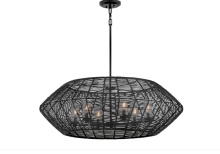 Hinkley Merchant 10386BK-CMLBINTEST - Large Single Tier Chandelier.