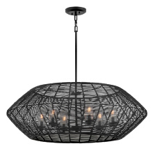 Hinkley Merchant 10386BK - Large Single Tier Chandelier