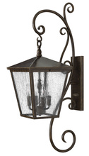 Hinkley Merchant 1436RB - Extra Large Wall Mount Lantern with Scroll