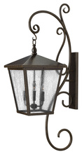 Hinkley Merchant 1439RB - Double Extra Large Wall Mount Lantern with Scroll