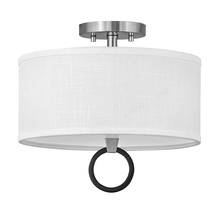 Hinkley Merchant 41906BN - Small Semi-flush Mount