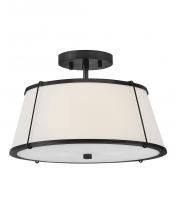 Hinkley Merchant 4893BK - Medium Semi-Flush Mount