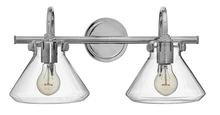 Hinkley Merchant 50026CM - Small Retro Glass Two Light Vanity