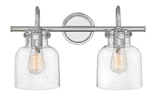 Hinkley Merchant 50122CM - Small Cylinder Glass Two Light Vanity