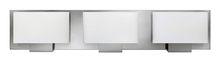 Hinkley Merchant 53553BN-LED - Medium Three Light Vanity