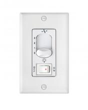 Hinkley Merchant 980009FWH - Wall Control 3 Speed, On/Off Switch
