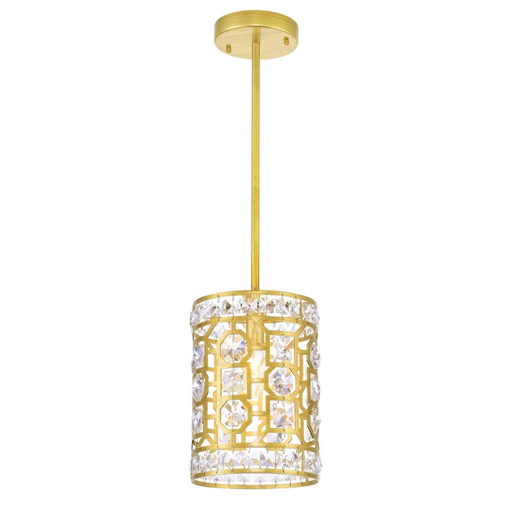 Belinda 1 Light Pendant With Champagne Finish