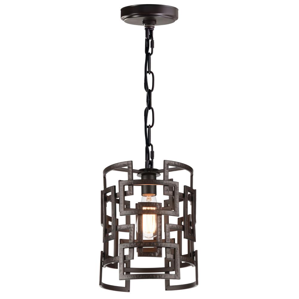 Litani 1 Light Down Chandelier With Brown Finish