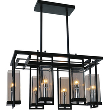 CWI Lighting 9858P27-6-RC-101 - Vanna 6 Light Up Chandelier With Black Finish