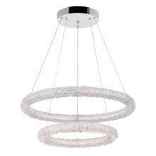 CWI Lighting 1042P25-601-2R - Arielle LED Chandelier With Chrome Finish