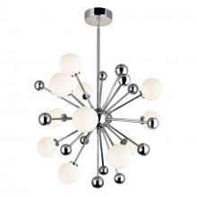 CWI Lighting 1125P24-11-613 - Element 11 Light Chandelier With Polished Nickel Finish