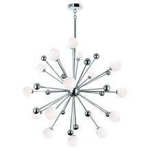 CWI Lighting 1125P39-17-613 - Element 17 Light Chandelier With Polished Nickel Finish