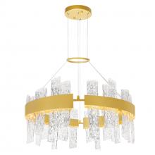 CWI Lighting 1246P32-602 - Guadiana 32 in LED Satin Gold Chandelier