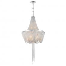 CWI Lighting 5653P20C - Enchanted 6 Light Down Chandelier With Chrome Finish