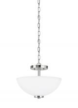  77160-05 - Two Light Semi-Flush Convertible Pendant