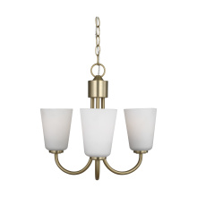 Generation Lighting GLC1123SB - Miles Three Light Chandelier