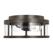 Generation Lighting GLO1132C-ANBZ - Luning Medium Flush Mount