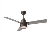 Generation Lighting 3JVR52AGPD - Jovie 52" Indoor/Outdoor Dimmable Integrated LED Aged Pewter Ceiling Fan with Light Kit Wall Con