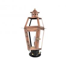 Primo Gas Lanterns OL-15_CT/PM - One Light Column Top With Post Mount