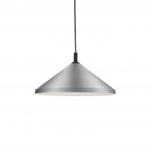  493118-BN/BK - Dorothy 18-in Brushed Nickel With Black Detail 1 Light Pendant