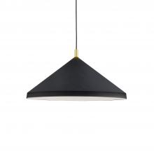  493126-BK/GD - Dorothy 26-in Black With Gold Detail 1 Light Pendant