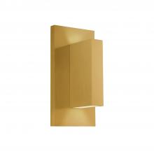 Kuzco Lighting Inc WS22109-BG - Vista 9-in Brushed Gold LED Wall Sconce