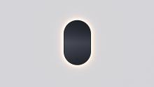  3-1401-15 - ARGO 22x36 CAPSULE LED MIRROR - BK