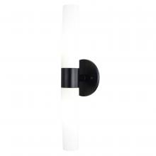  W0457 - Elliot 20.5-in. 2 Light Wall Light Matte Black