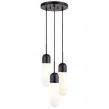  P0423 - Thalia 10-in. 3 Light Pendant Matte Black