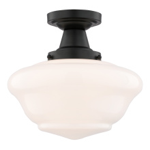 Vaxcel International C0350 - Eastgate 12-in. W Semi-Flush Mount Ceiling Light Matte Black