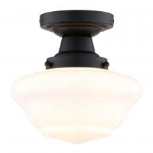  C0312 - Eastgate 8.75-in. Semi-Flush Ceiling Light Matte Black