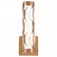 Vaxcel International W0358 - Marseille 13 in. H LED Wall Light Natural Brass