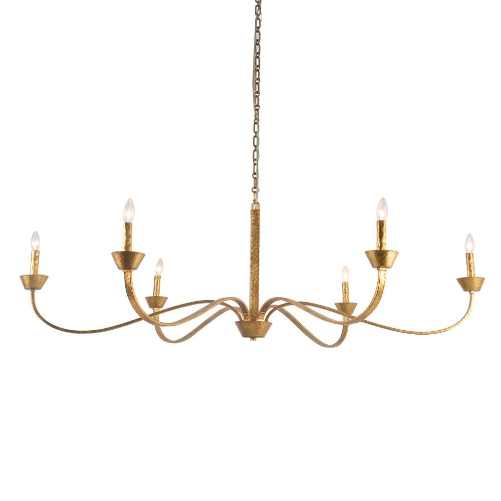 Sabine Chandelier with gold Finish