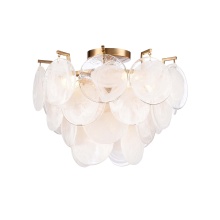 Terracotta Lighting F21123-5BR - Jacobella Flush-Mount - Warn Brass