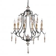 Terracotta Lighting H5114-6GY - Arietta chandelier
