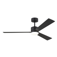 Visual Comfort & Co. Fan Collection 3RZR52MBK - Rozzen 52" Indoor/Outdoor Midnight Black Ceiling Fan with Handheld Remote Control