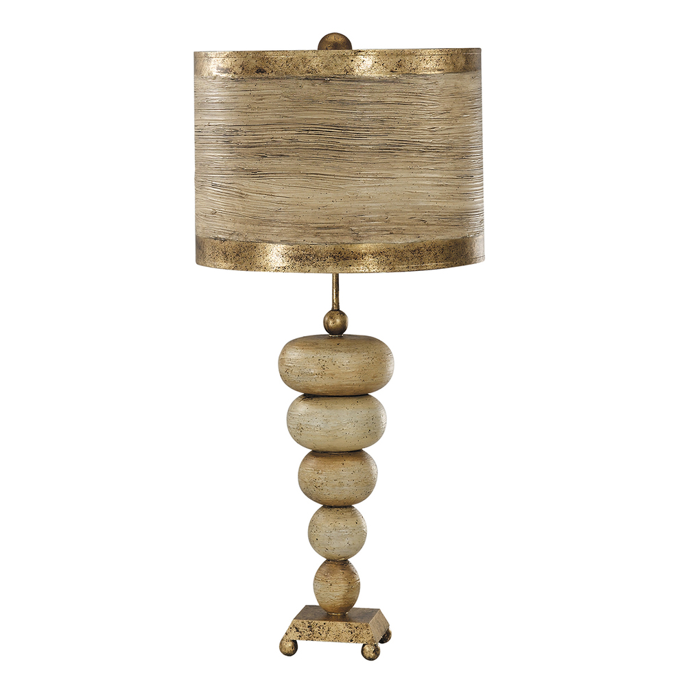 Lucas McKearn Retro Stone Stacked Table Lamp